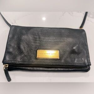 Marc by Marc Jacobs Too Hot to Party Chalky Liz Bag (Foldover Clutch) / Black